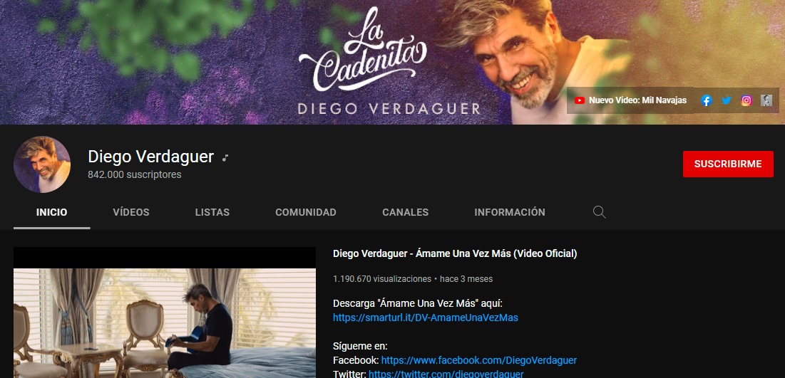 YouTube Diego Verdaguer 